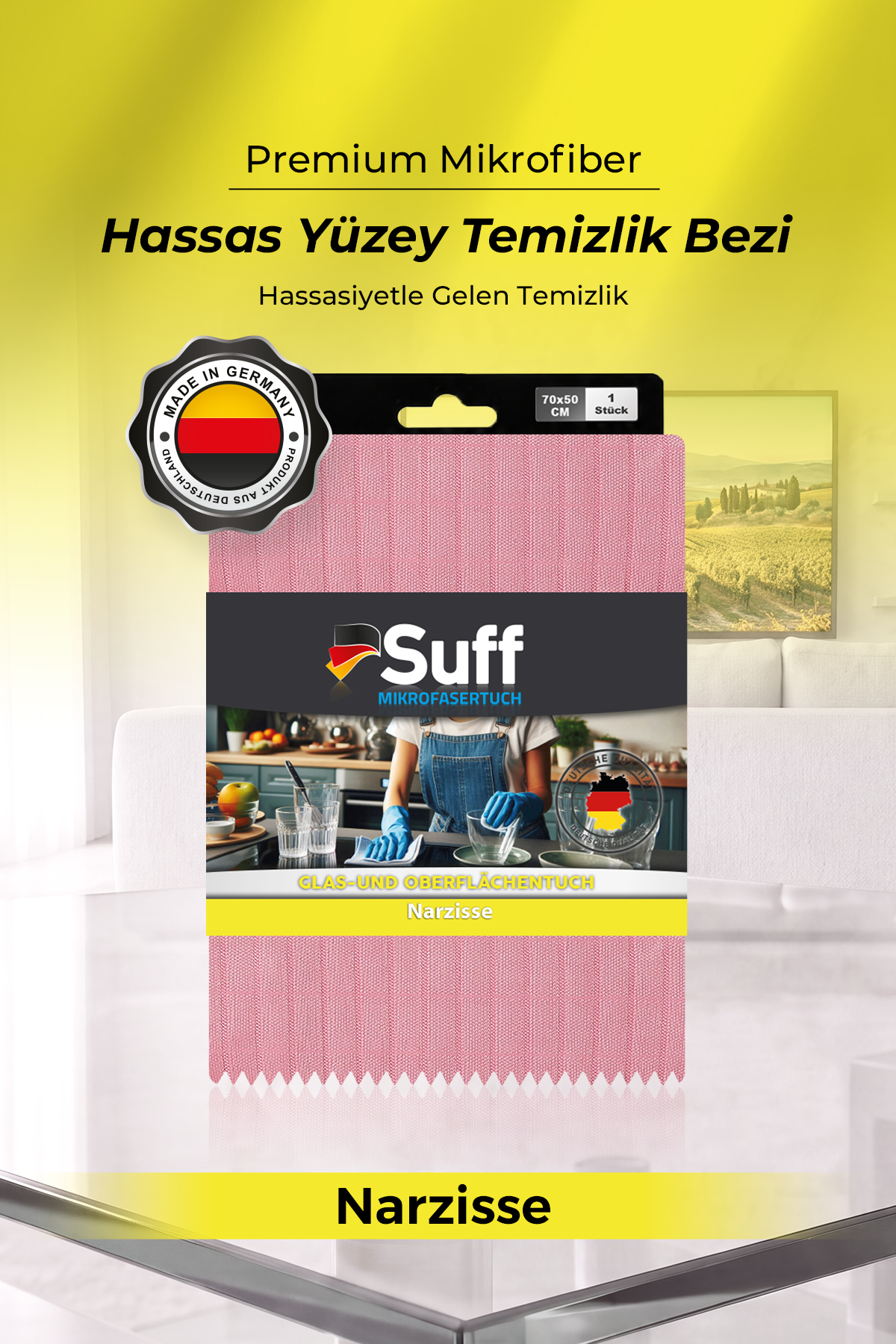 Suff Narzisse Hassas Yüzey Bezi     70x50 
