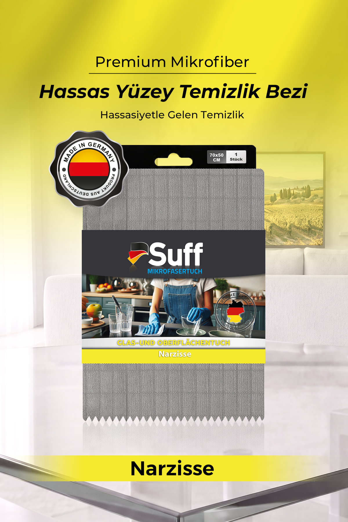 Suff Narzisse Hassas Yüzey Bezi     70x50 