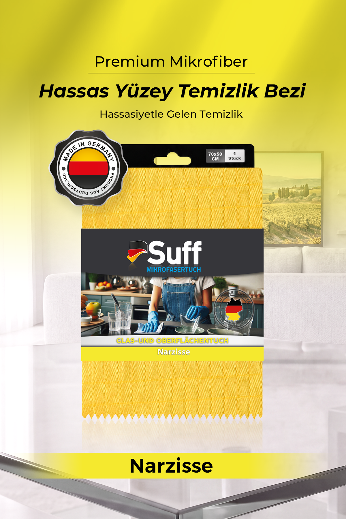 Suff Narzisse Hassas Yüzey Bezi     70x50 