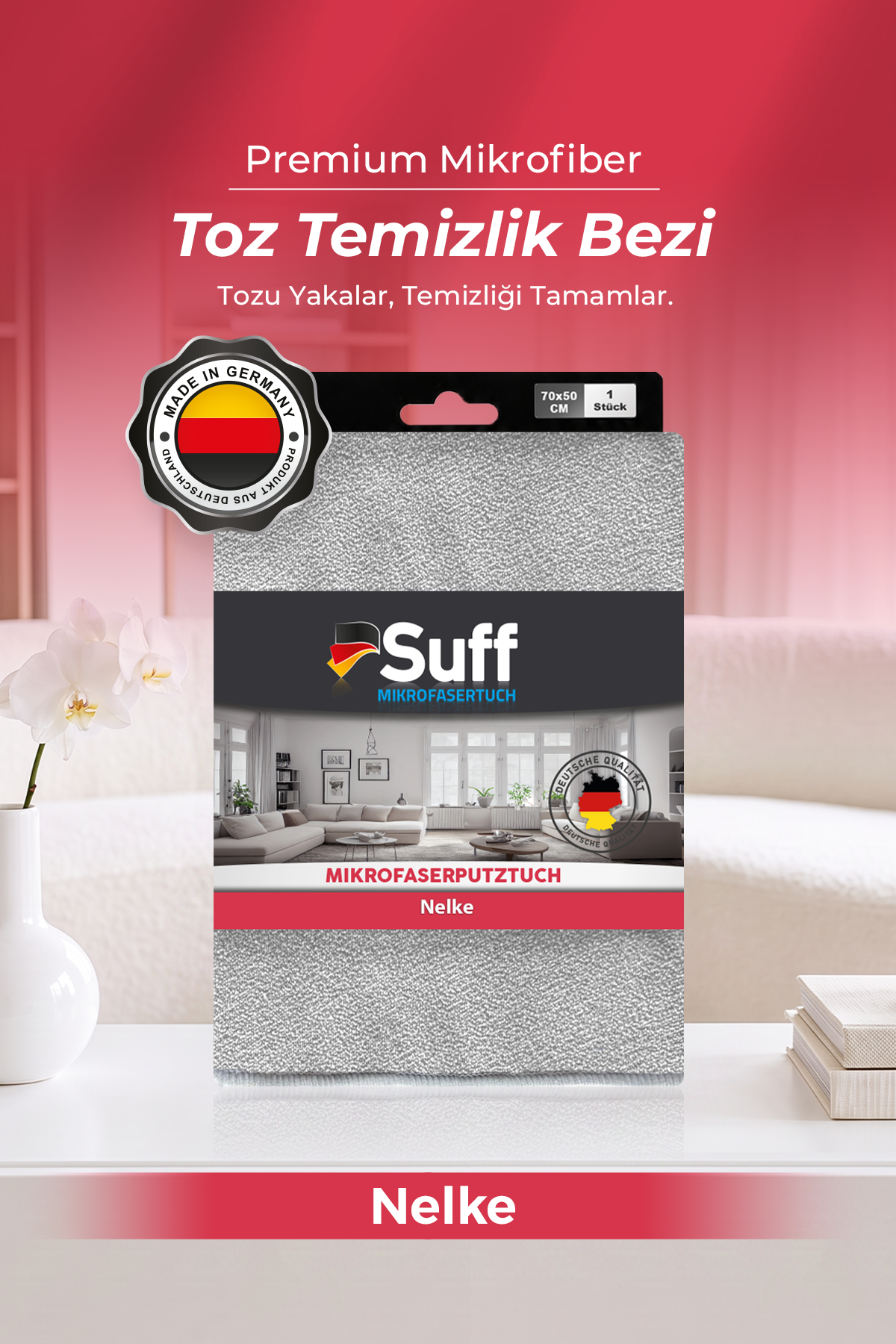 Suff Nelke Toz Temizlik Bezi  70x50 