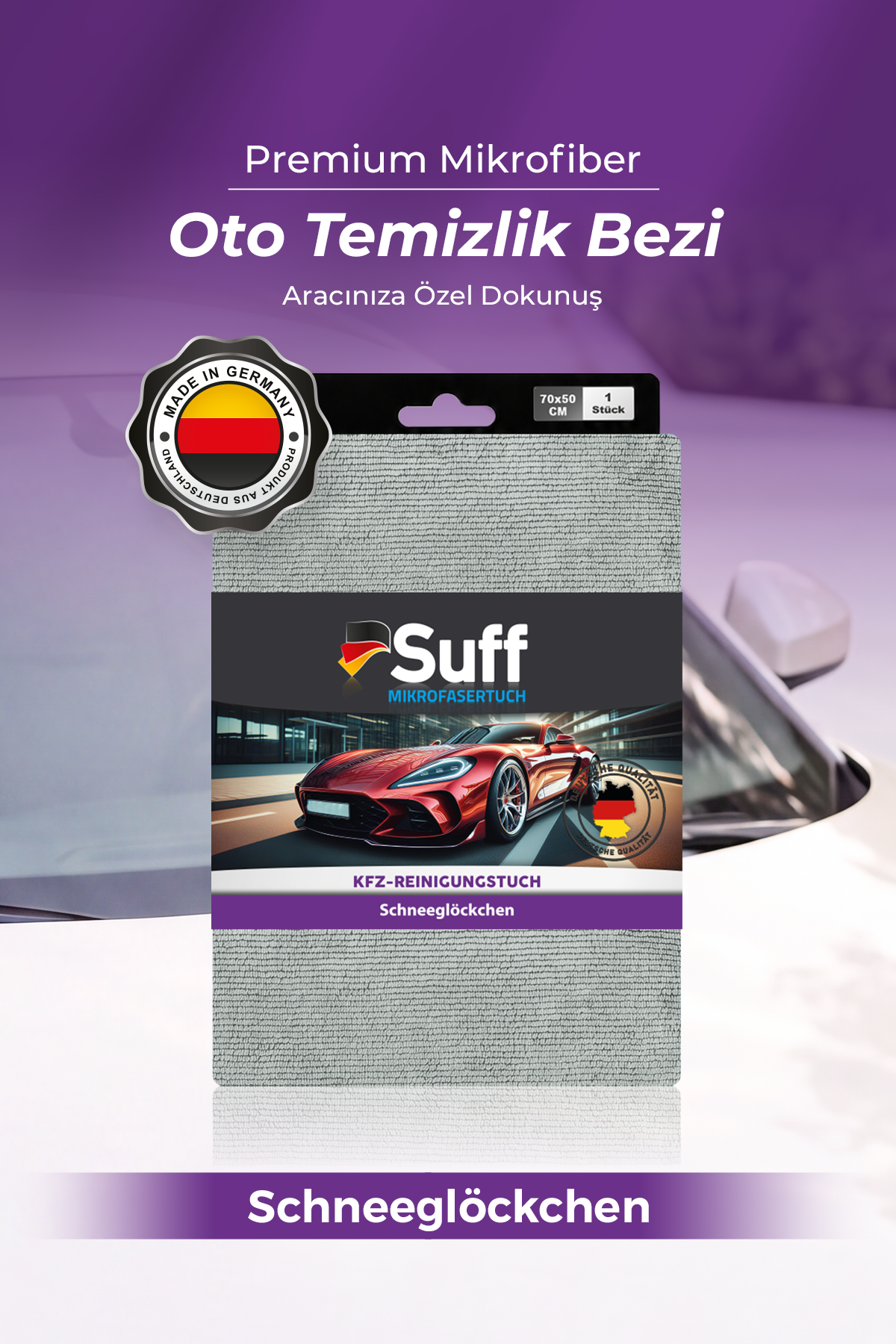 Suff Schneeglöckchen Oto Temizlik Bezi 70x50