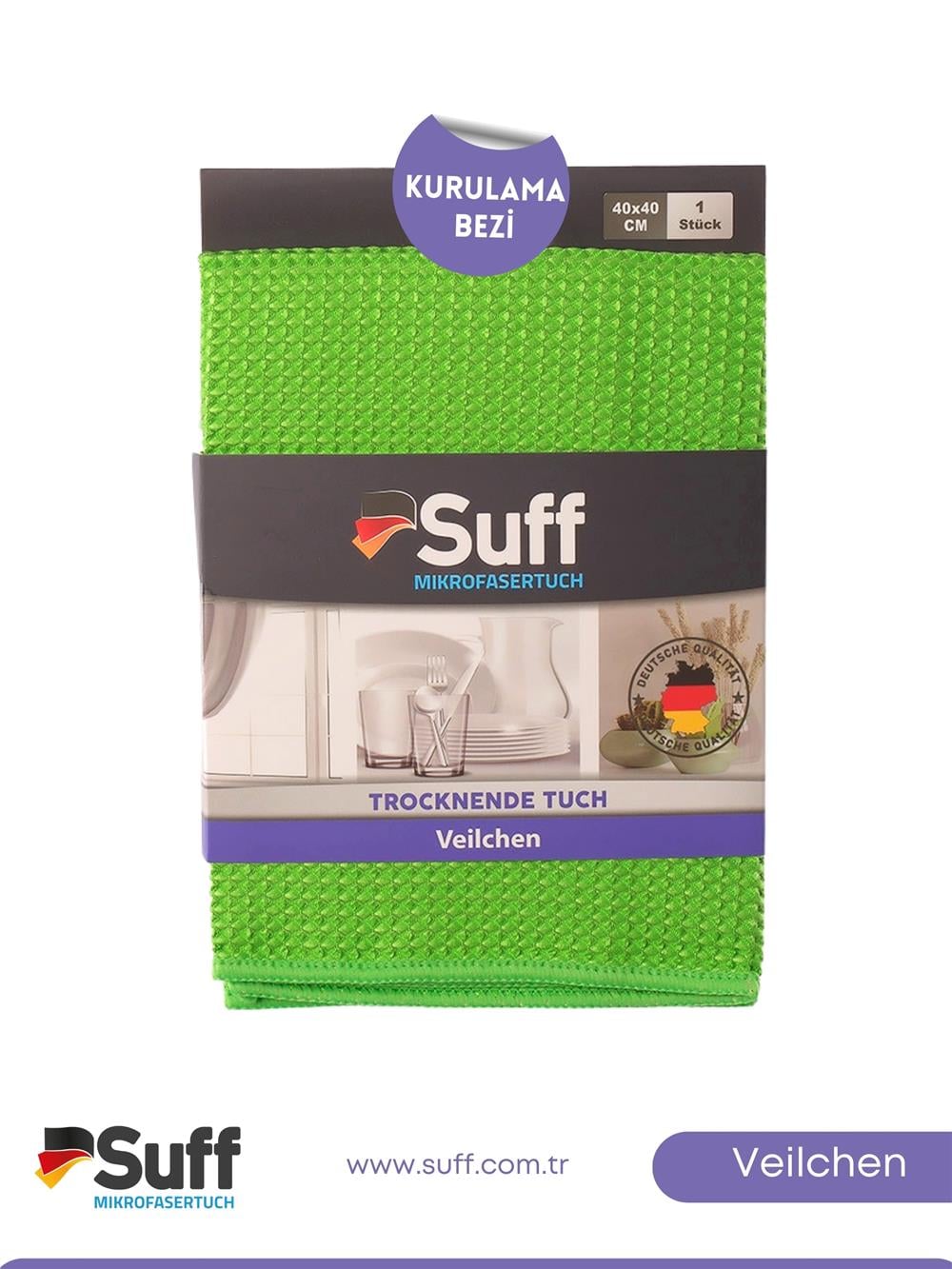 Suff Veilchen Kurulama Bezi     40x40 
