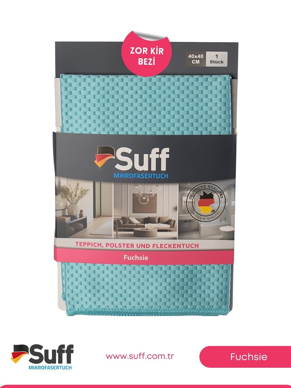 Fuchsie Zor Kir Bezi 40x40