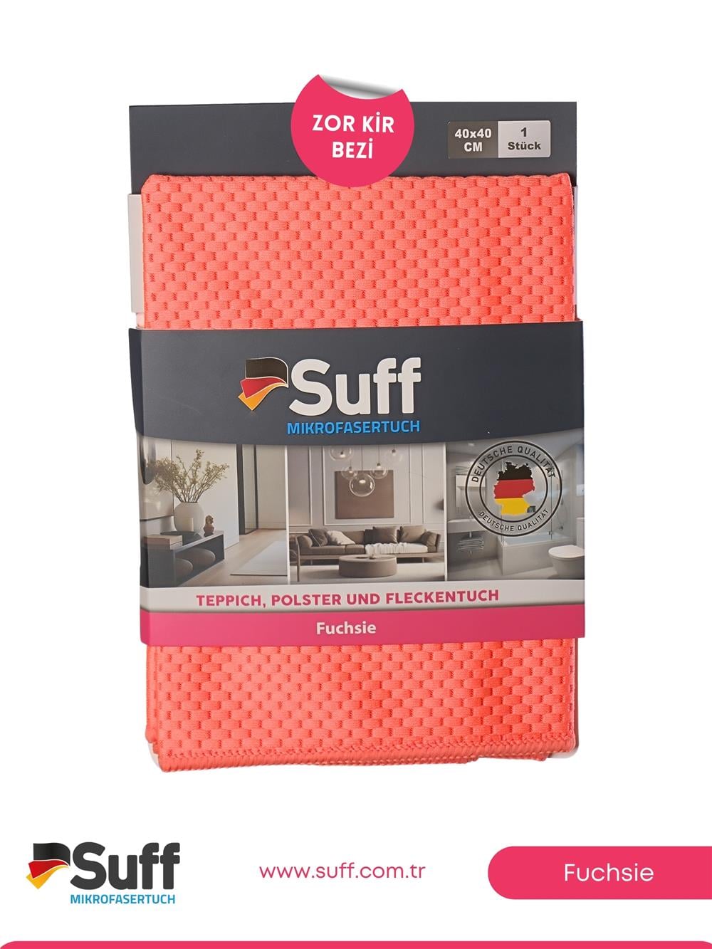 Fuchsie Zor Kir Bezi 40x40
