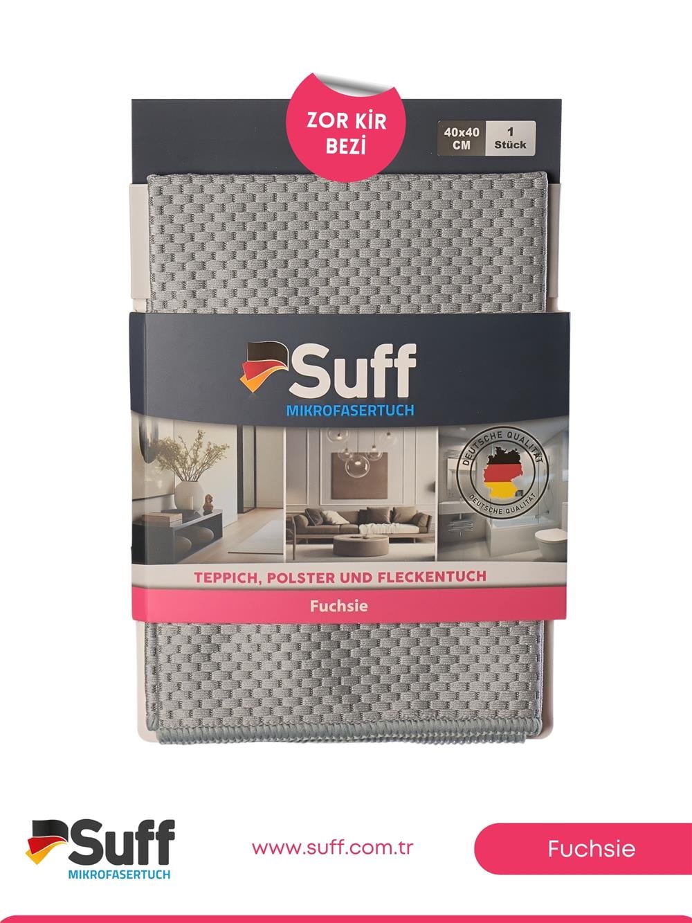 Fuchsie Zor Kir Bezi 40x40