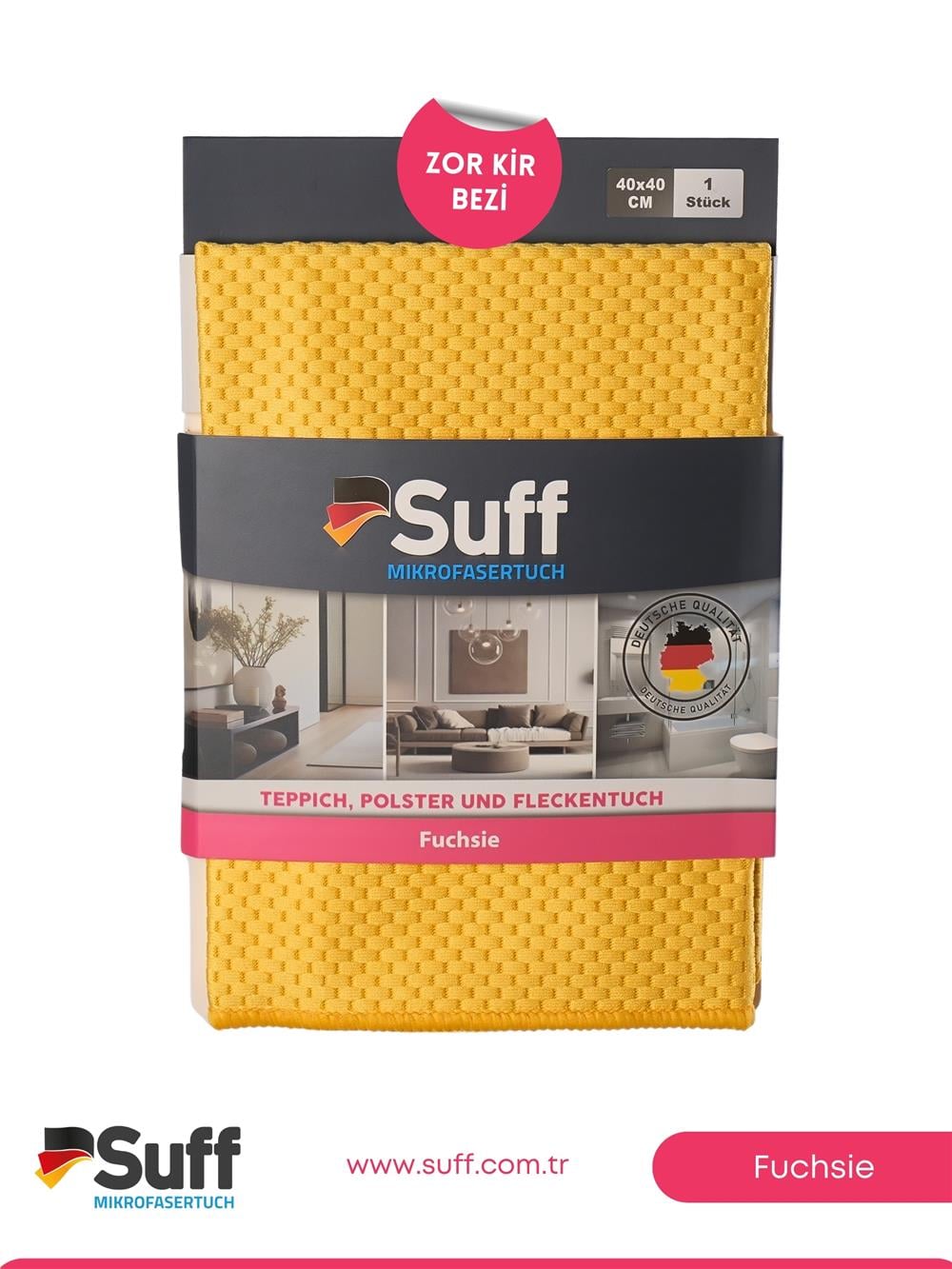 Fuchsie Zor Kir Bezi 40x40