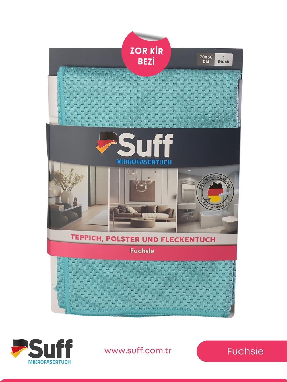 Fuchsie Zor Kir Bezi 70x50