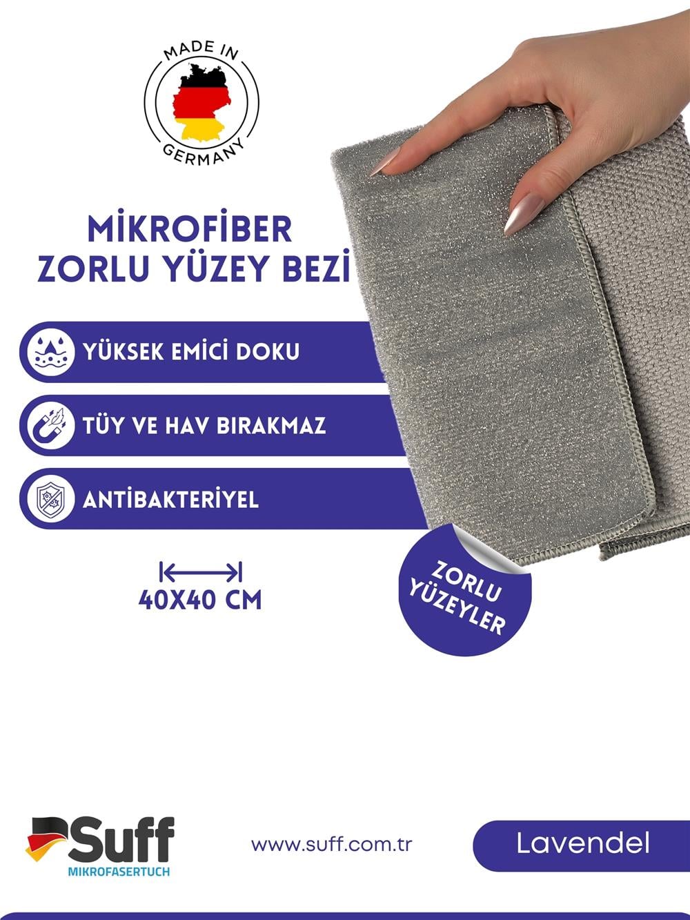 Lavendel Zorlu Yüzey Bezi