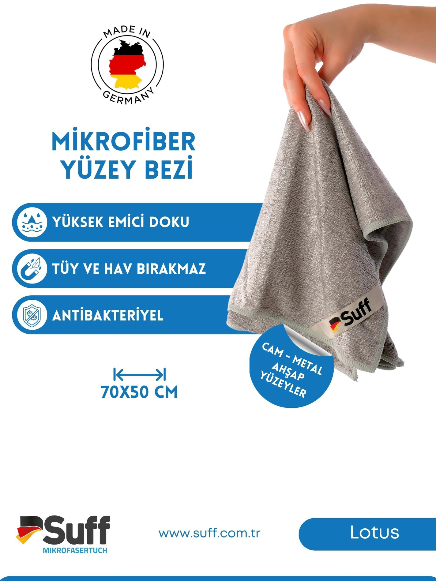Lotus Yüzey Temizlik Bezi  70x50 