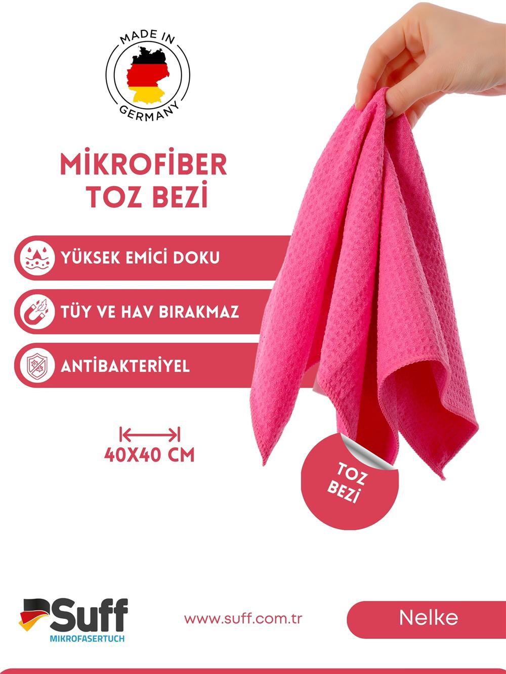 Nelke Genel Temizlik Bezi  40x40 