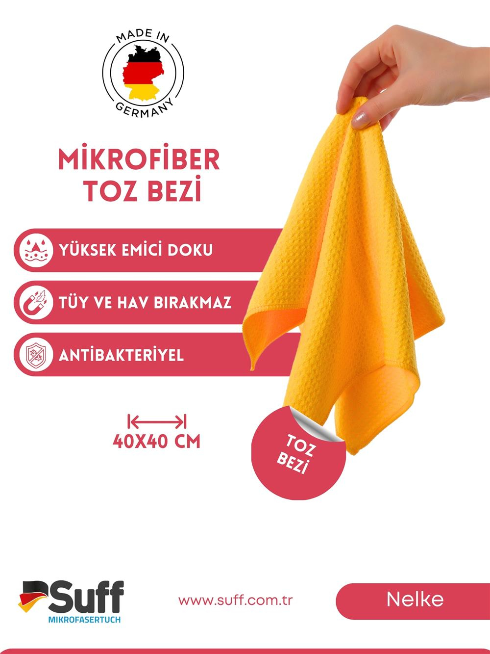 Nelke Genel Temizlik Bezi  40x40 