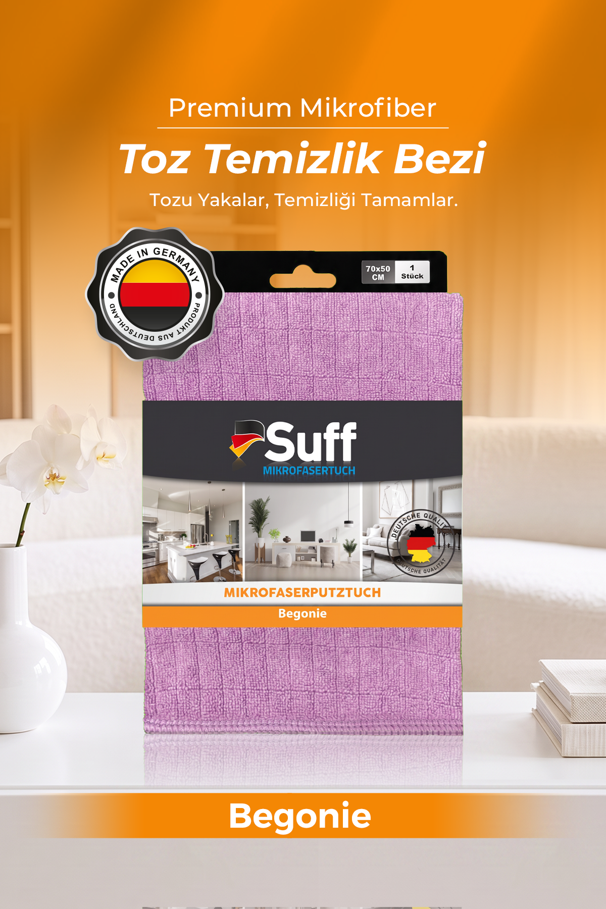Suff Begonie Yüzey Temizlik Bezi     70x50 