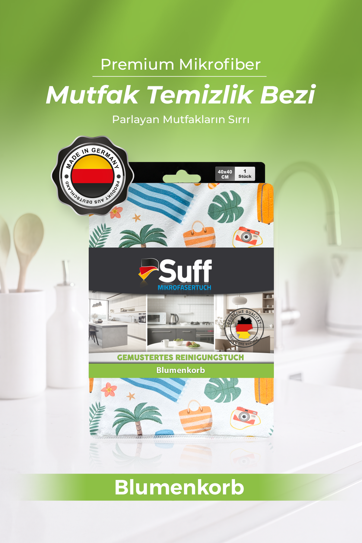 Suff Blumenkorb Mutfak Bezi  40x40 