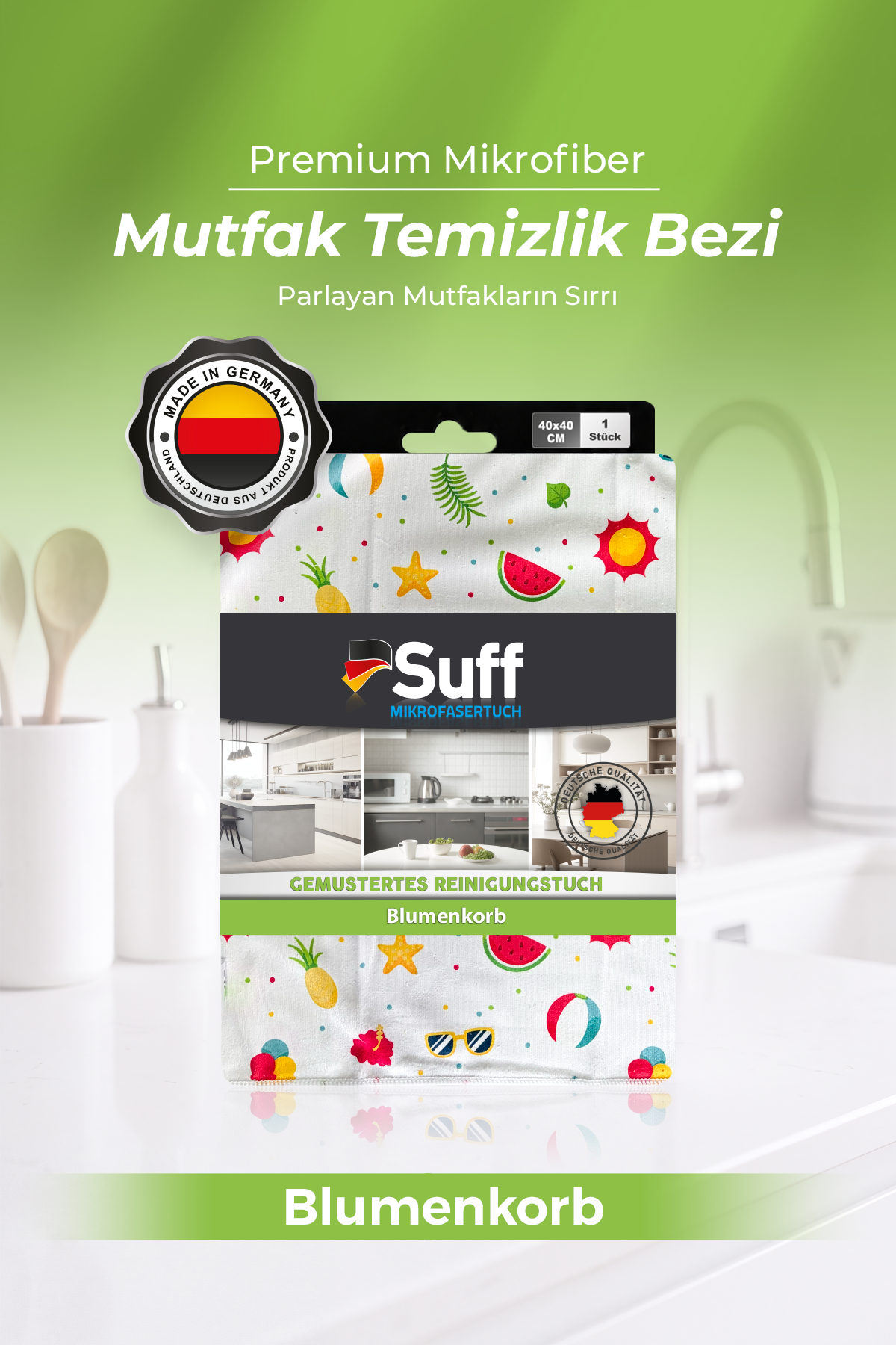 Suff Blumenkorb Mutfak Bezi  40x40 