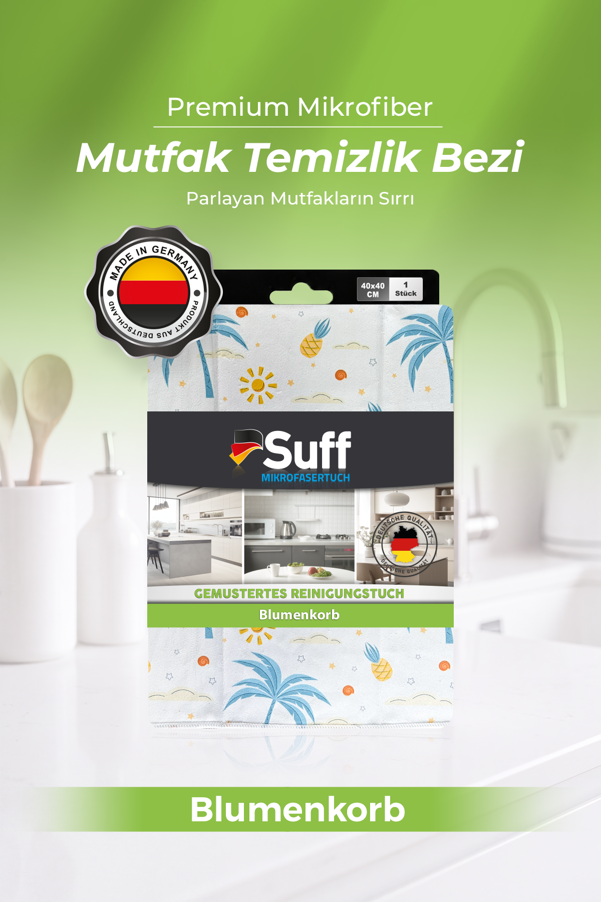 Suff Blumenkorb Mutfak Bezi  40x40 
