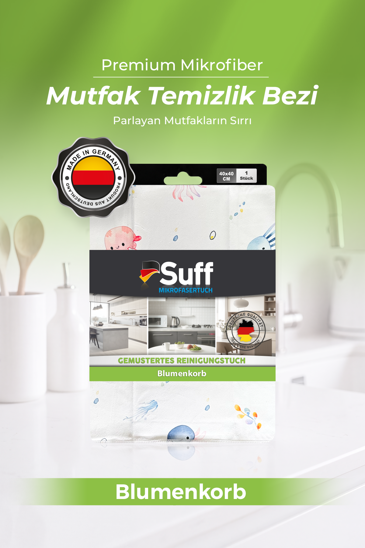 Suff Blumenkorb Mutfak Bezi  40x40 
