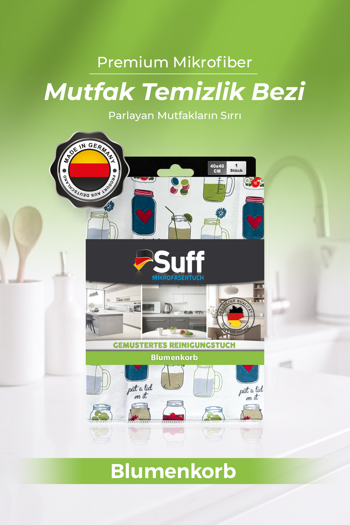 Suff Blumenkorb Mutfak Bezi  40x40 