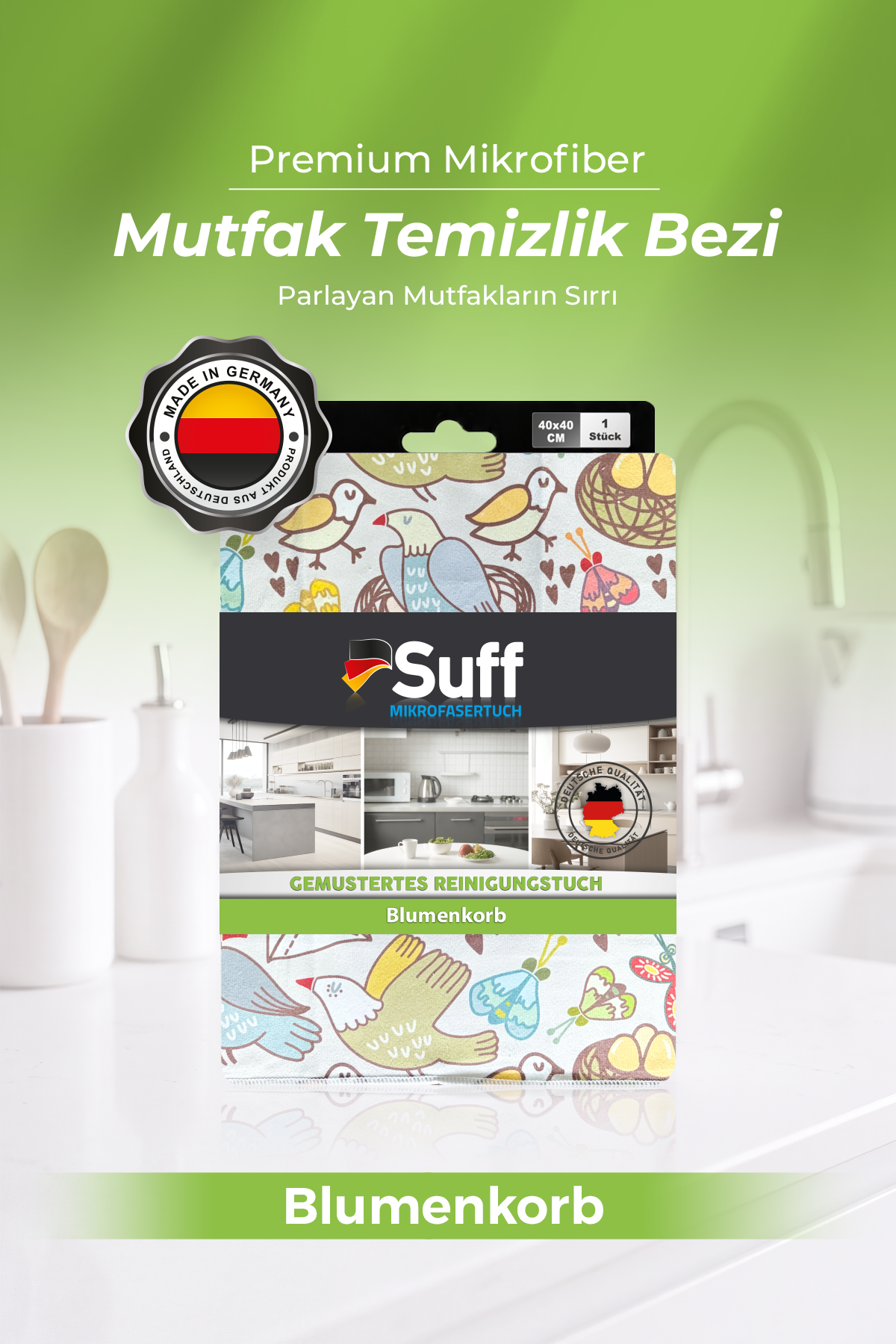 Suff Blumenkorb Mutfak Bezi  40x40 