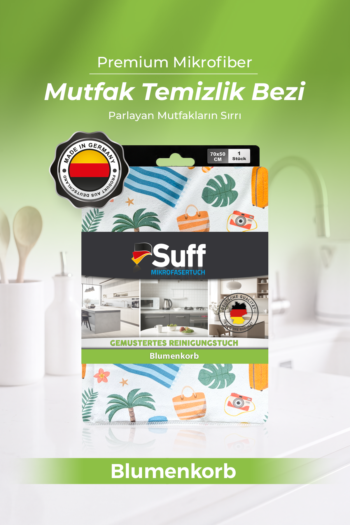 Suff Blumenkorb Mutfak Bezi  70x50 