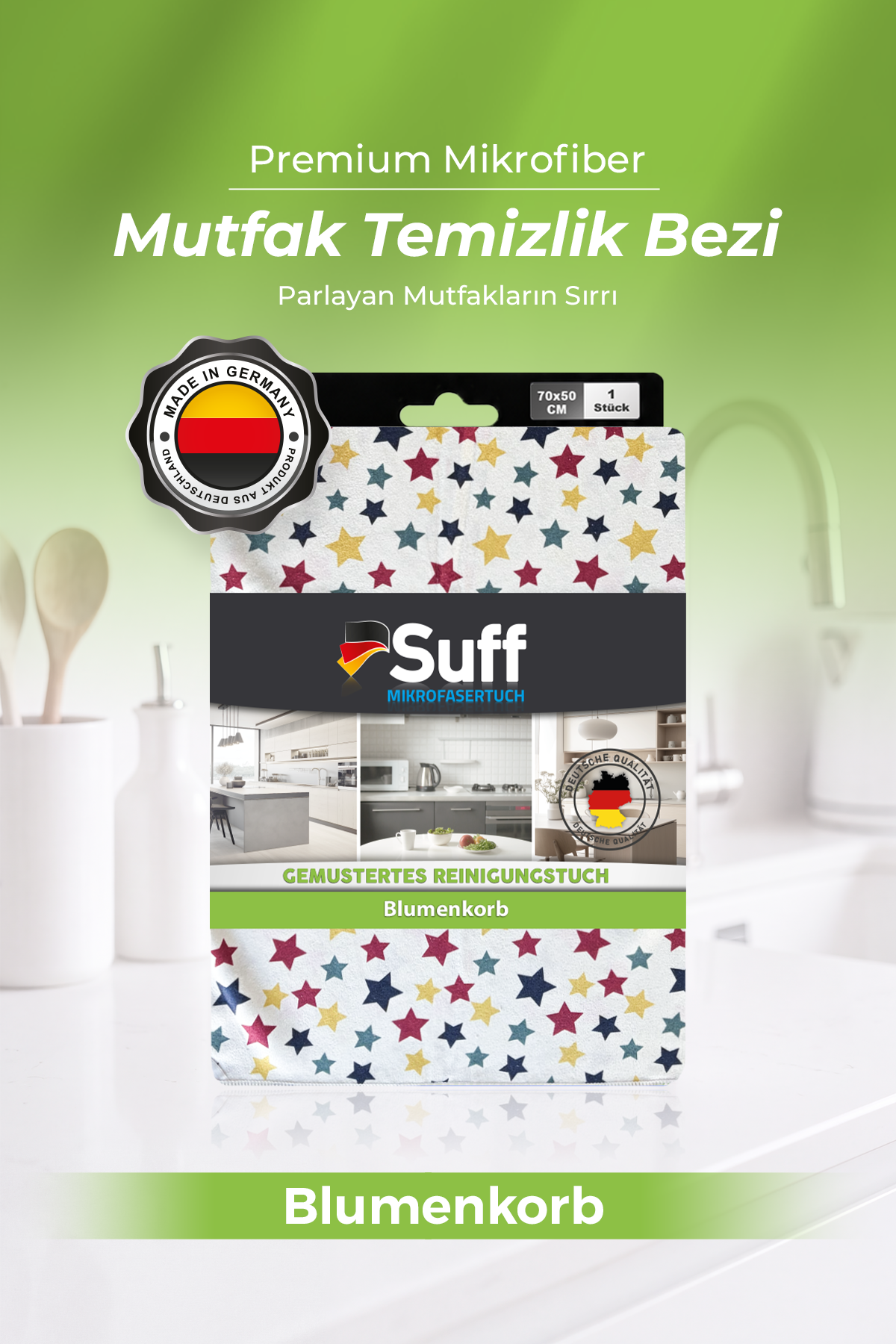 Suff Blumenkorb Mutfak Bezi  70x50 
