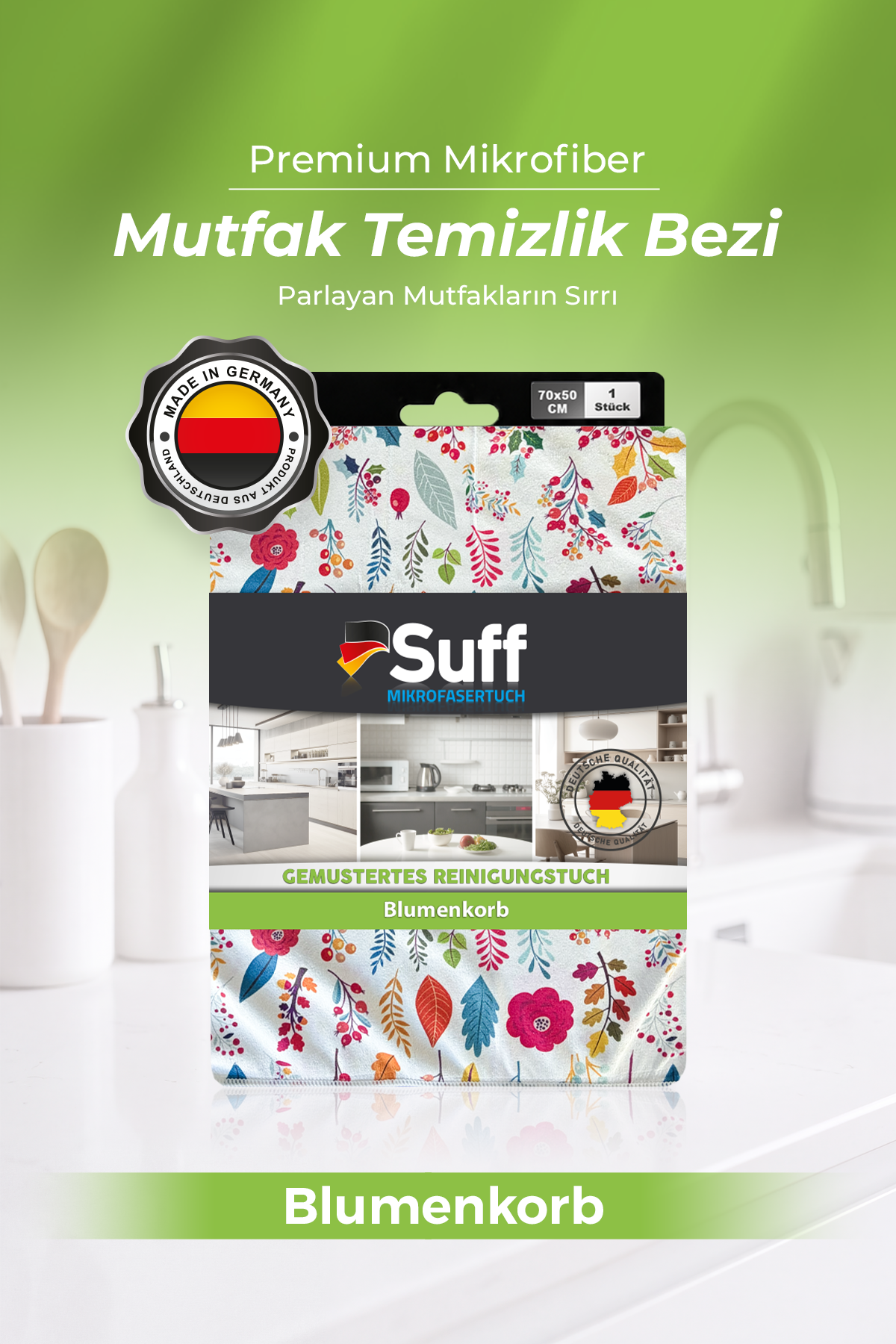 Suff Blumenkorb Mutfak Bezi  70x50 