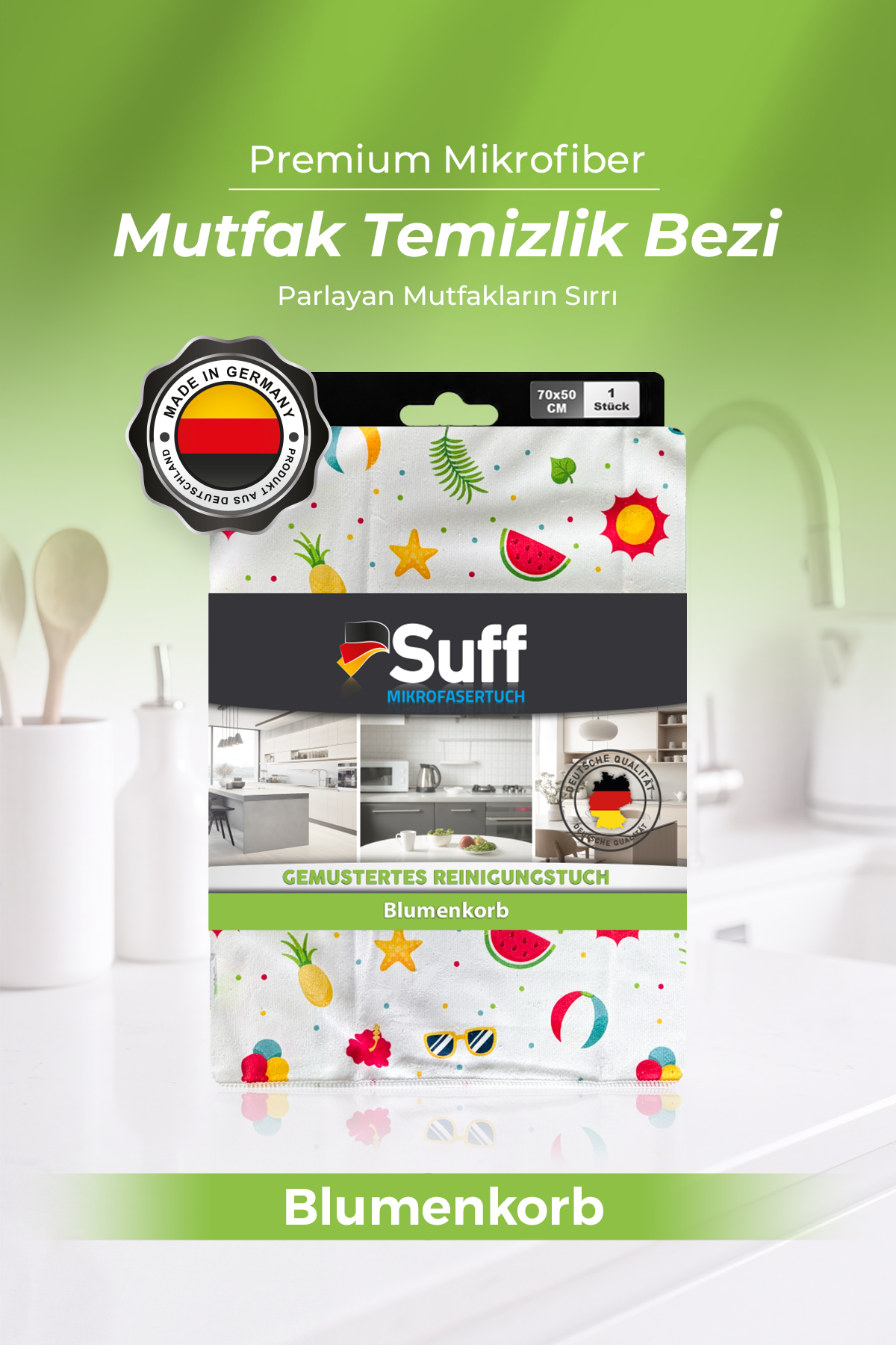 Suff Blumenkorb Mutfak Bezi  70x50 