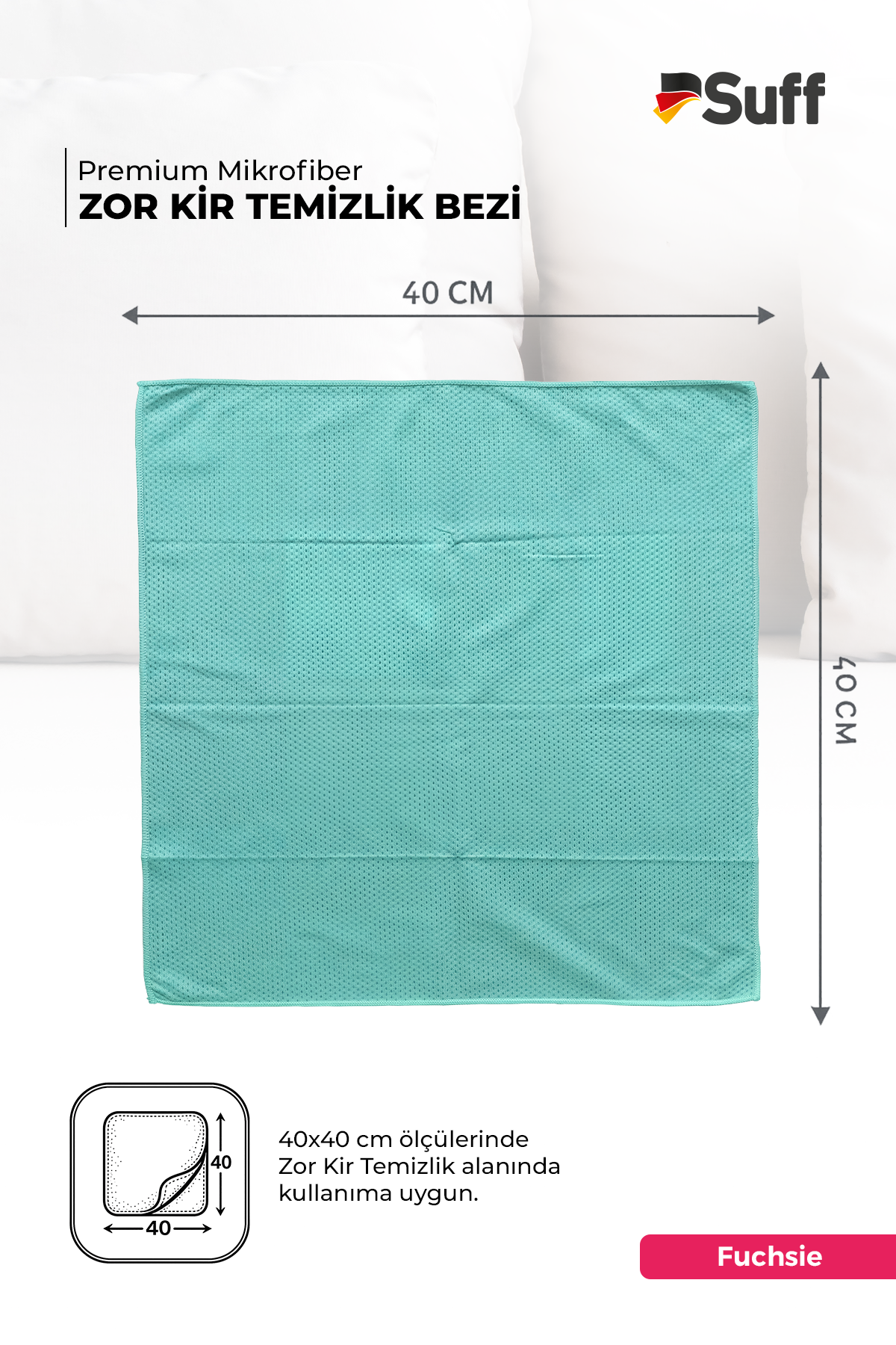 Suff Fuchsie Zor Kir Bezi 40x40