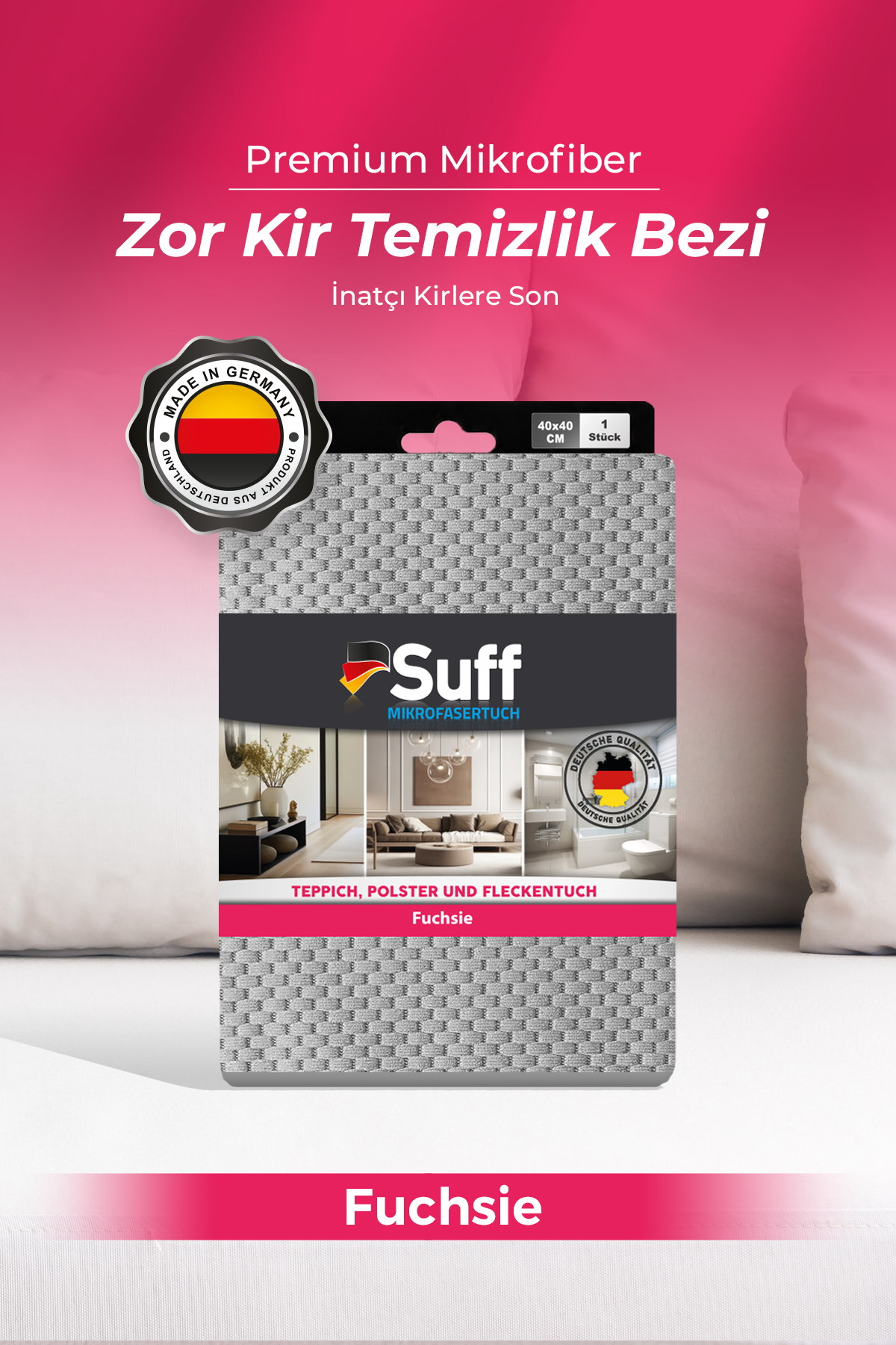 Suff Fuchsie Zor Kir Bezi 40x40