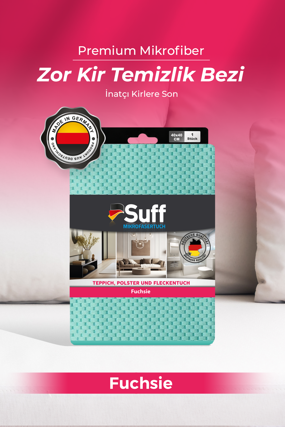 Suff Fuchsie Zor Kir Bezi 40x40