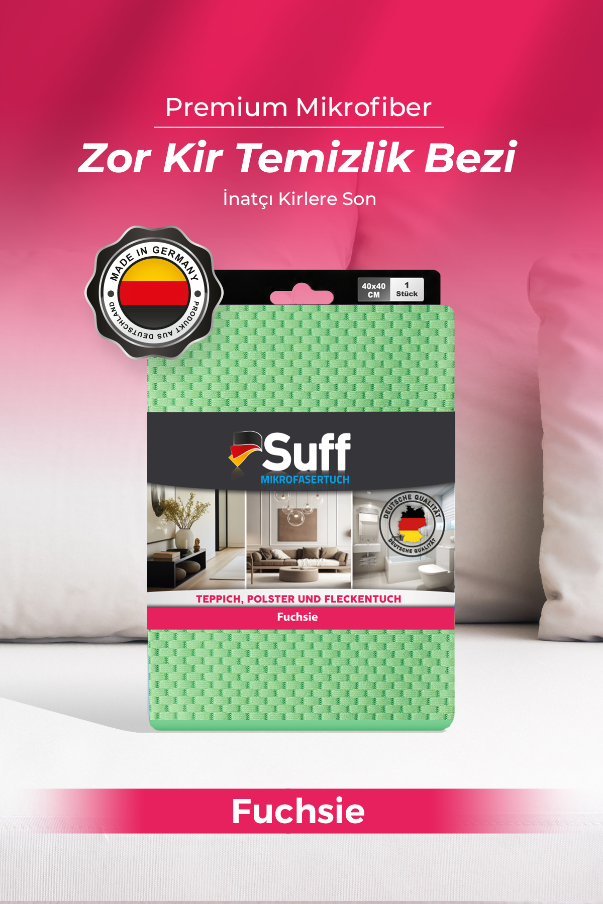 Suff Fuchsie Zor Kir Bezi 40x40