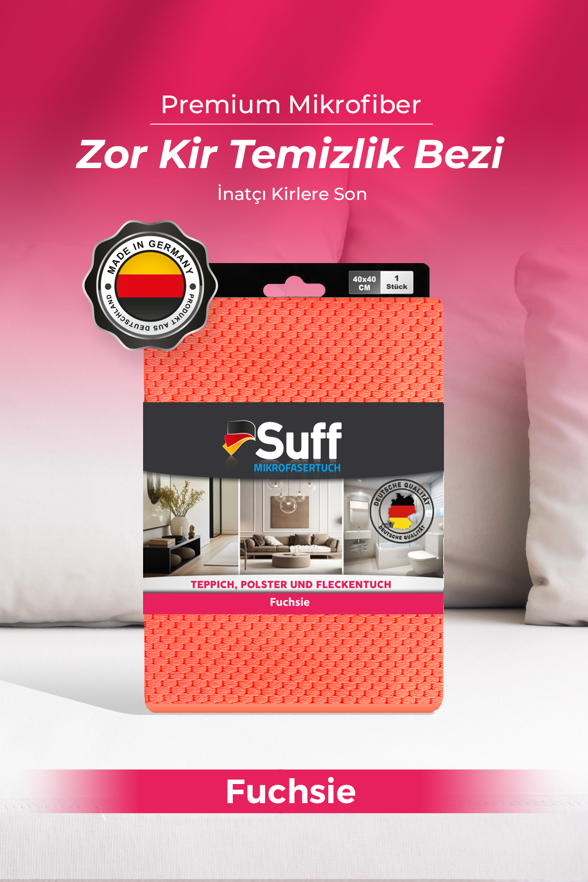 Suff Fuchsie Zor Kir Bezi 40x40