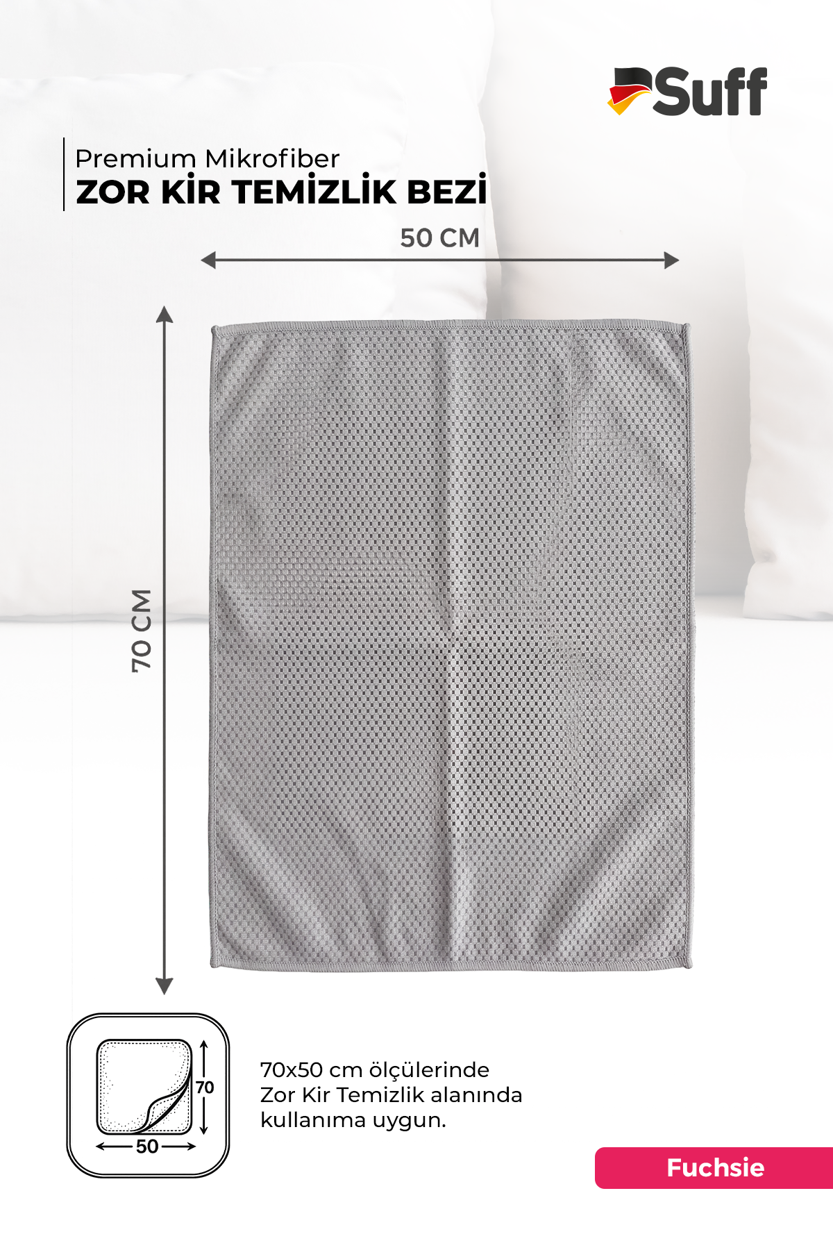 Suff Fuchsie Zor Kir Bezi 70x50