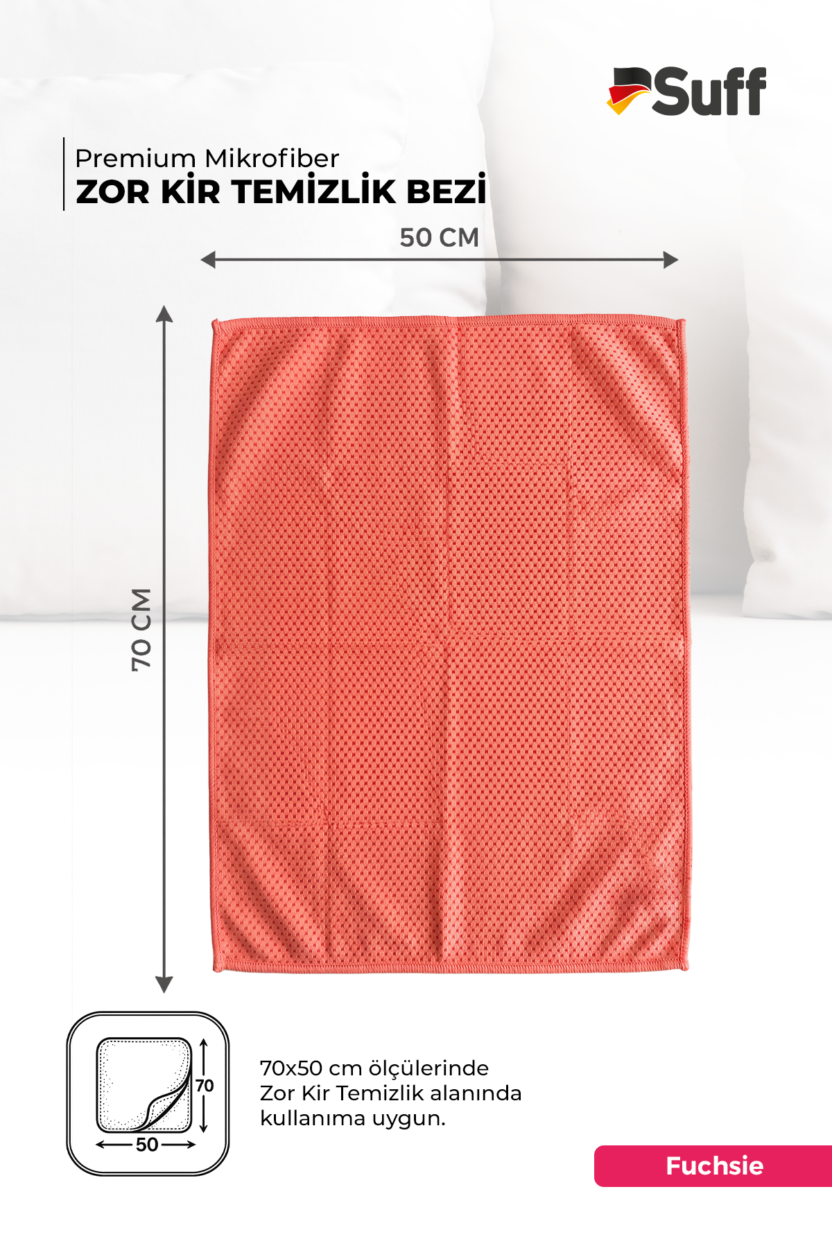 Suff Fuchsie Zor Kir Bezi 70x50