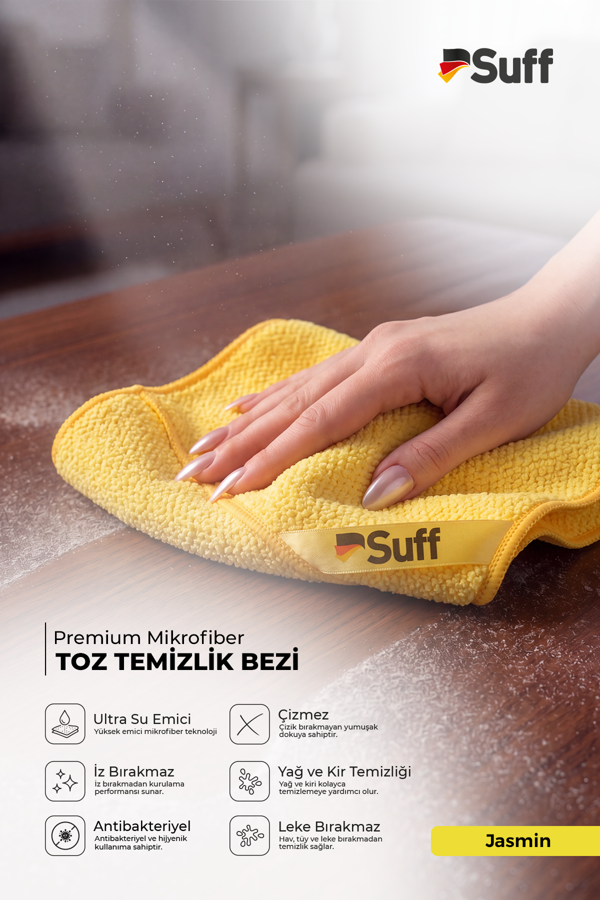 Suff Jasmin Yüzey Temizlik Bezi 70x50 