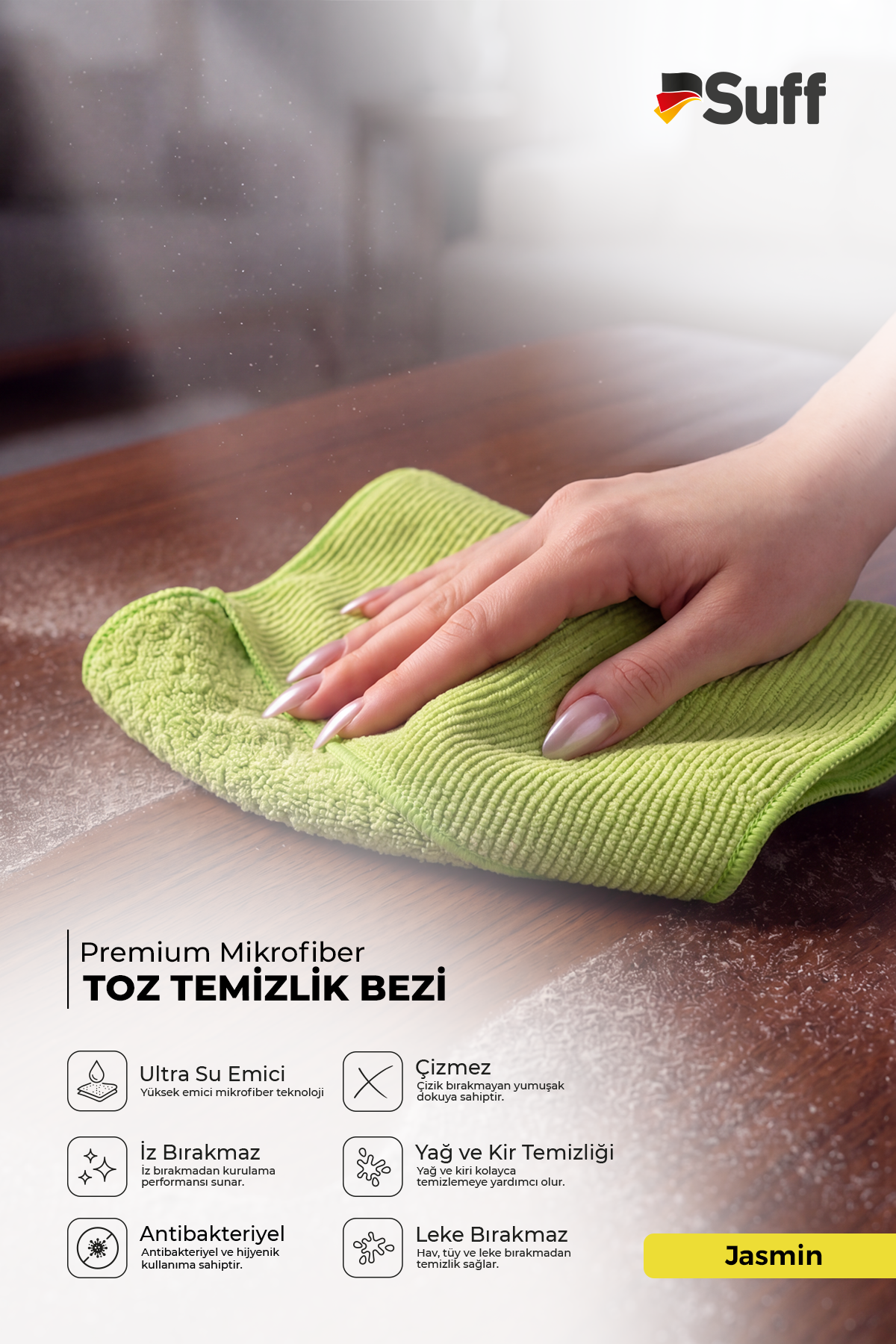 Suff Jasmin Yüzey Temizlik Bezi 70x50 