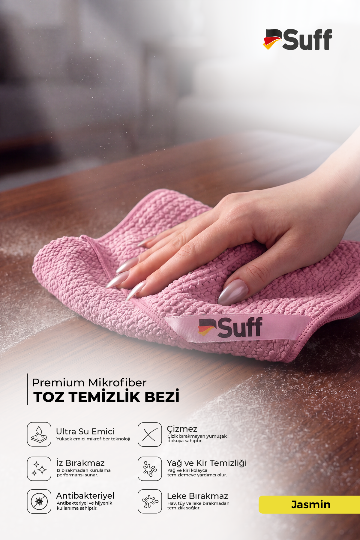 Suff Jasmin Yüzey Temizlik Bezi 70x50 