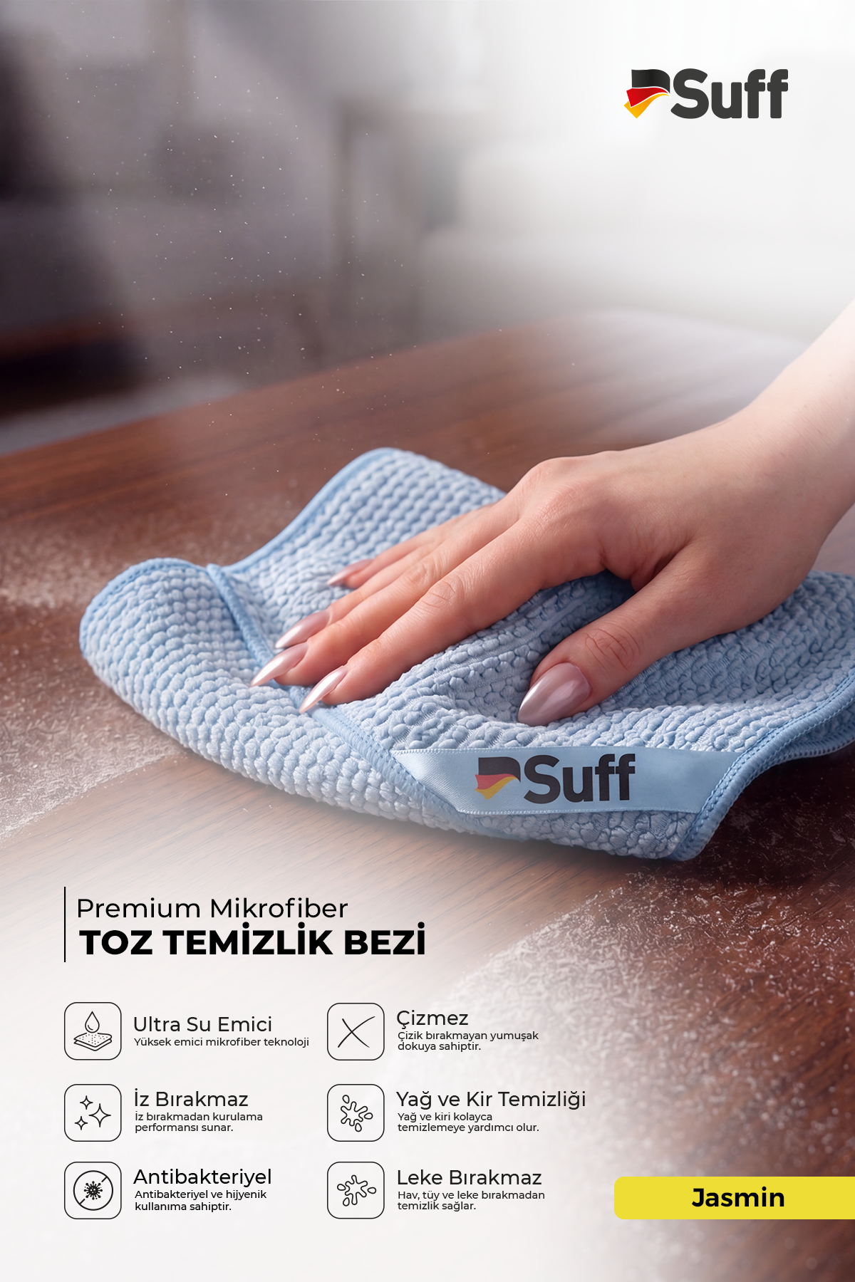 Suff Jasmin Yüzey Temizlik Bezi 70x50 