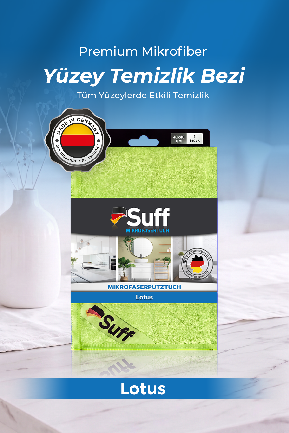 Suff Lotus Yüzey Temizlik Bezi  40x40 