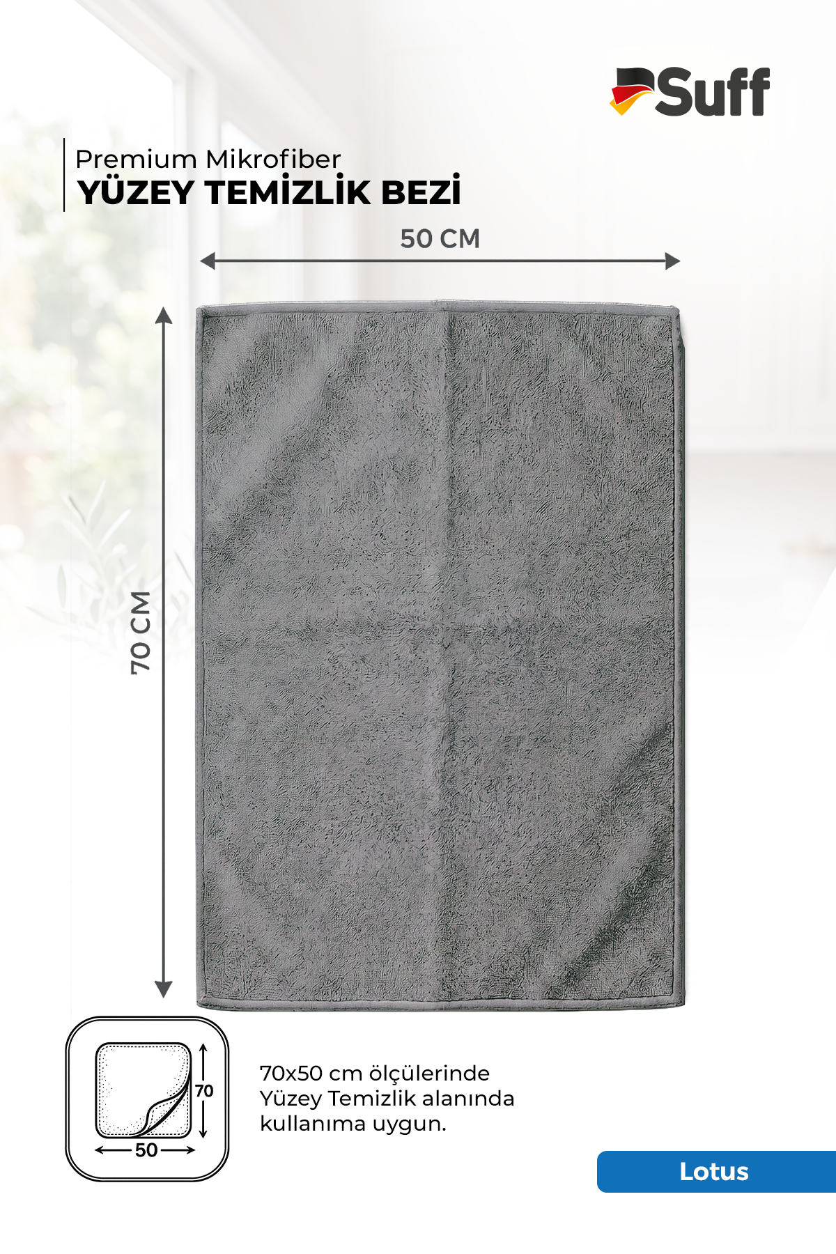 Suff Lotus Yüzey Temizlik Bezi  70x50 
