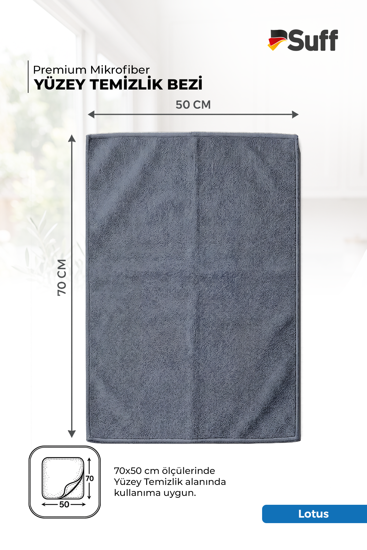 Suff Lotus Yüzey Temizlik Bezi  70x50 