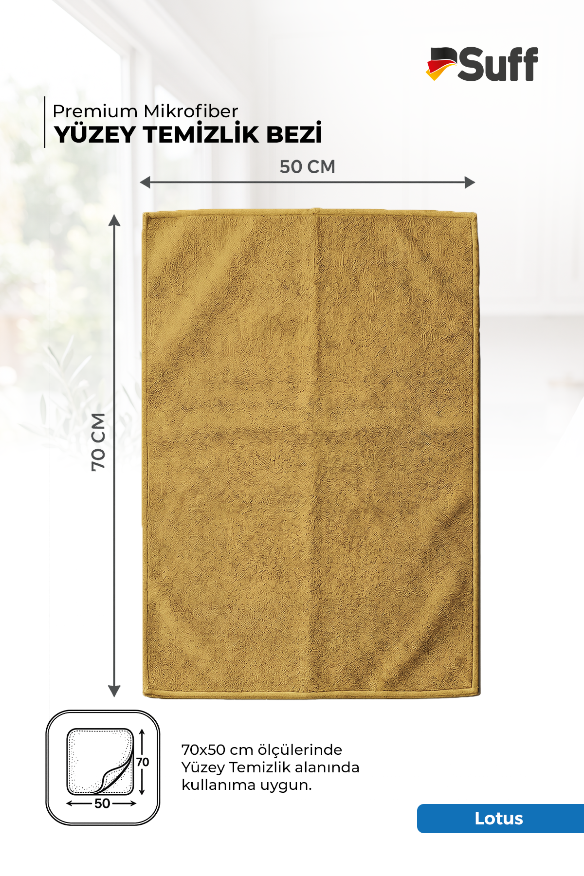 Suff Lotus Yüzey Temizlik Bezi  70x50 