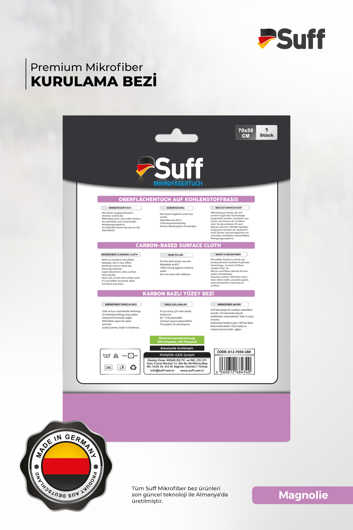 Suff Magnolie Mutfak Bezi     70x50 