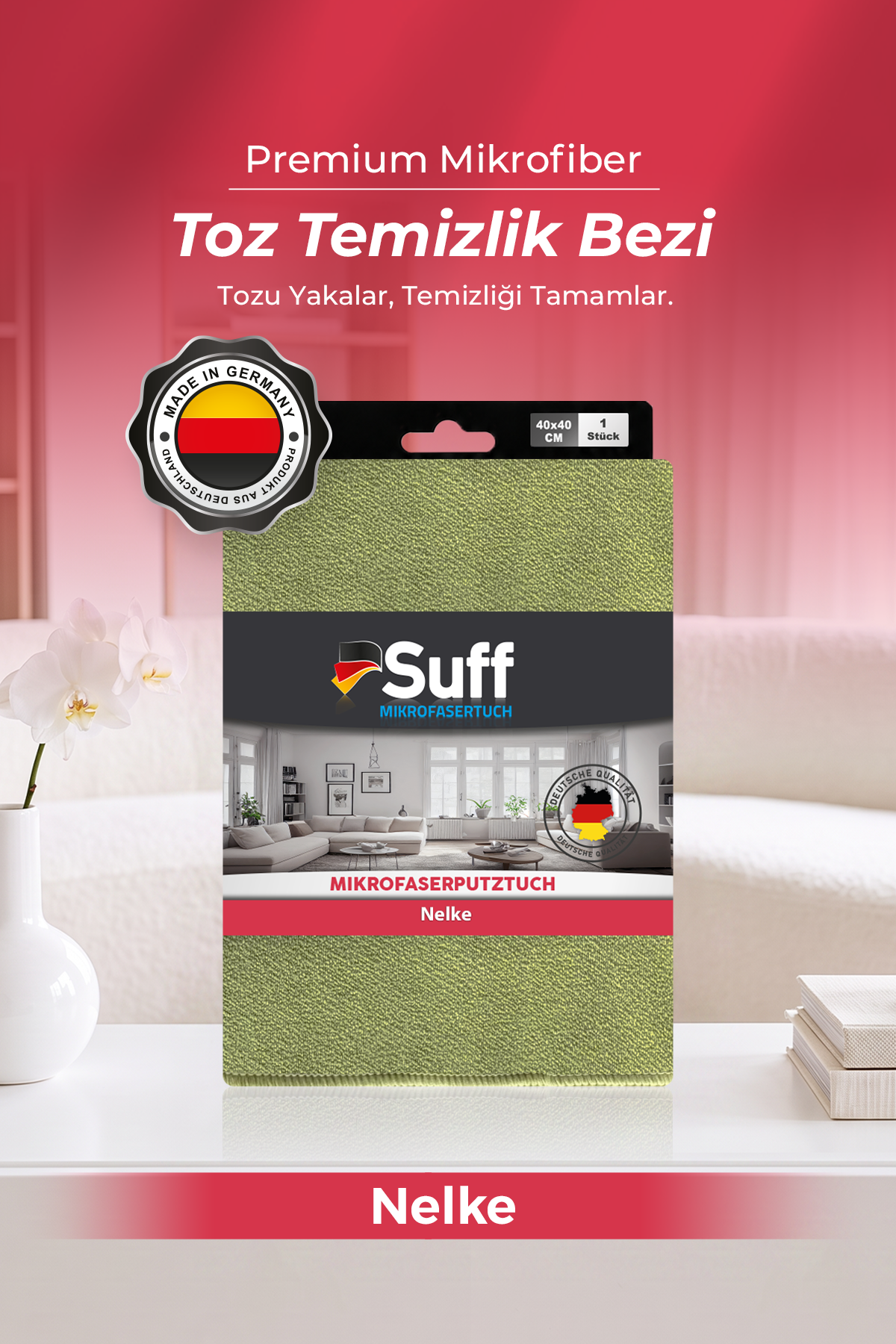 Suff Nelke Genel Temizlik Bezi  40x40 