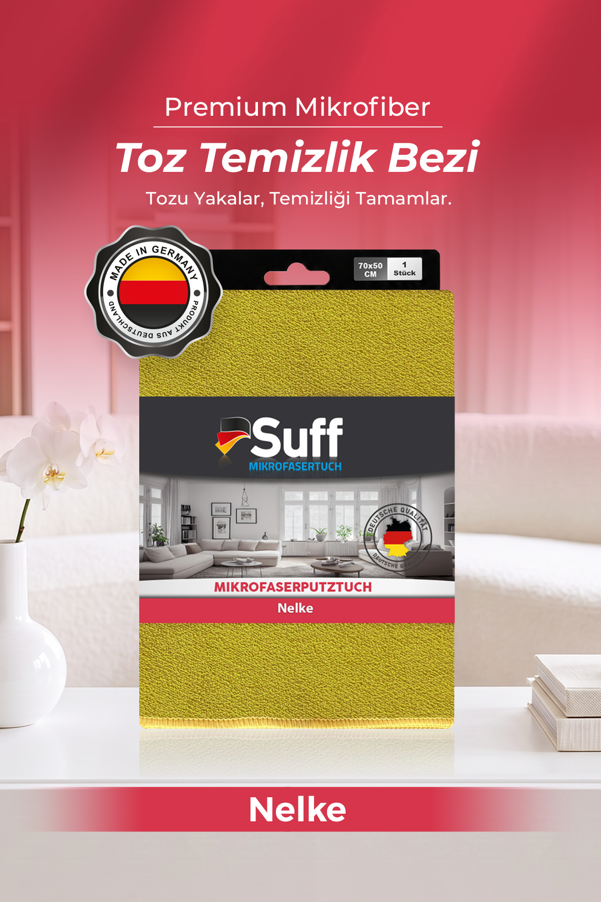 Suff Nelke Genel Temizlik Bezi  70x50 