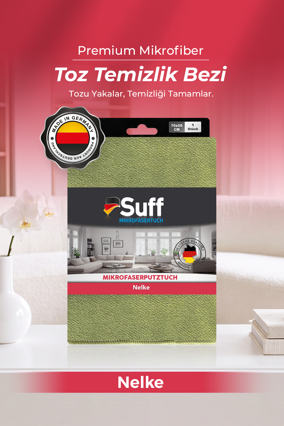 Suff Nelke Genel Temizlik Bezi  70x50 