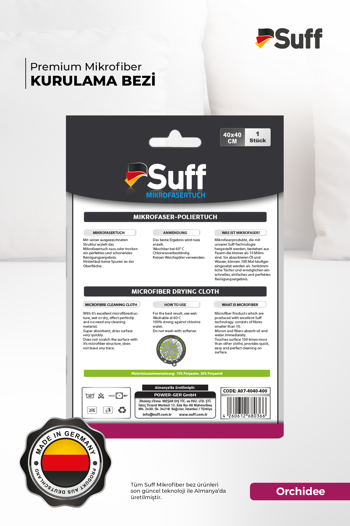 Suff Orchidee Kurulama Bezi     40x40 