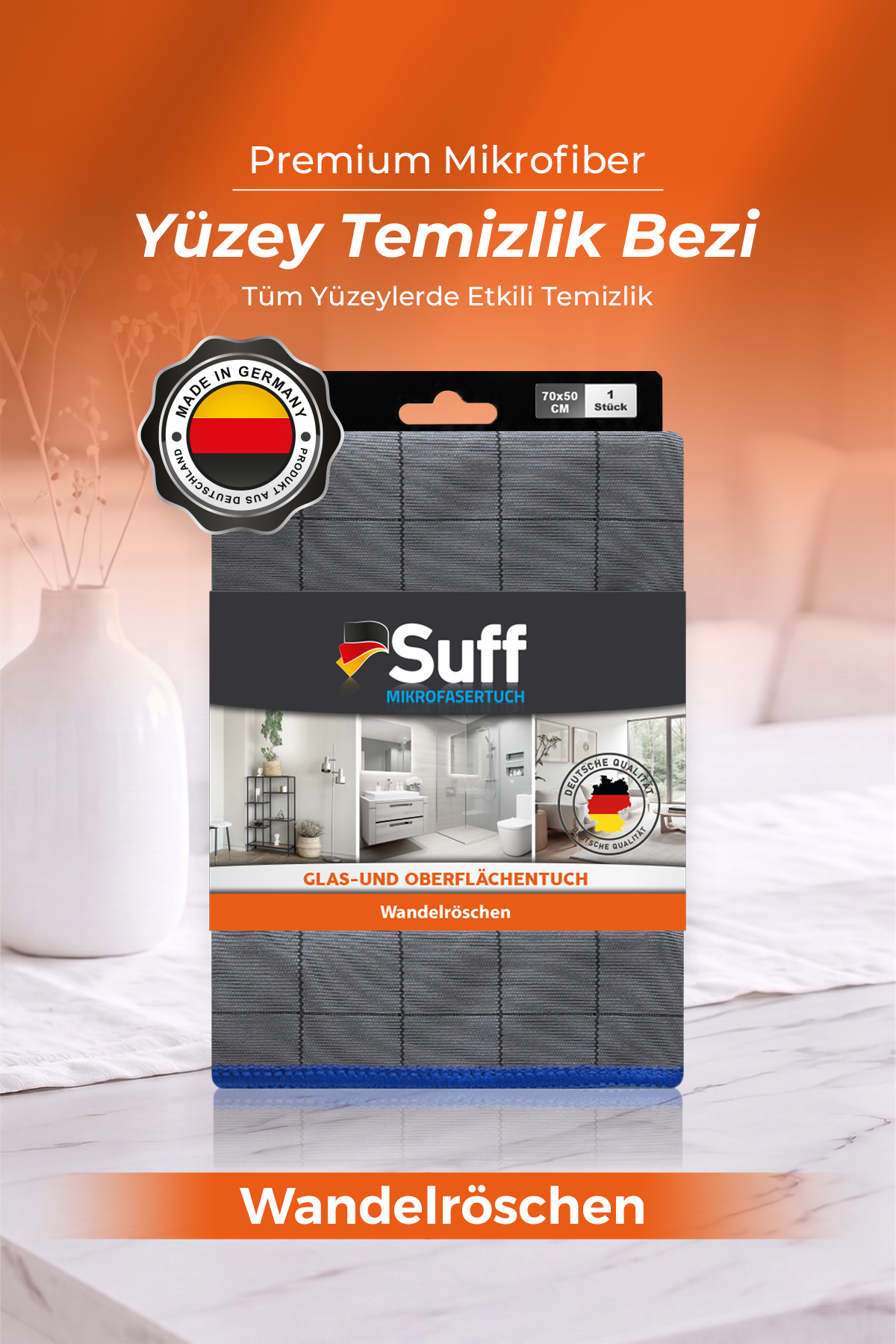 Suff Wandelröschen Yüzey Temizlik Bezi 70x50