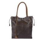 Abelard Kahve Kadın Monogram El Çantası