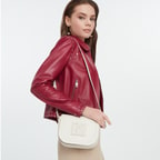 Abina Mor Kadın Deri Ceket