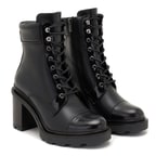 Abran Siyah Kadın Deri Bot